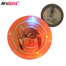 Wholesale cheap wing led flashing pins badges